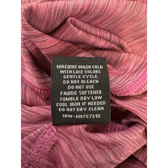 GSX Gander Mountain Womens Athletic Top  Large Pink Hooded 1/4 Zip Fitted - Picture 5 of 7